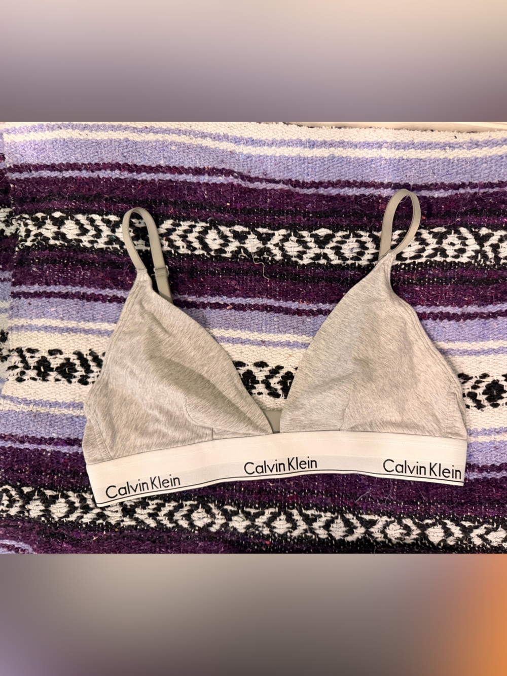 Calvin Klein Light Gray Bralette